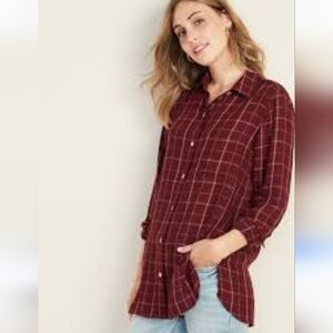 Old Navy Plaid Button Up